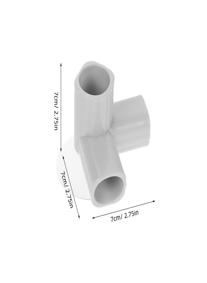 SHOWERORO Baby Playpen Accessories 3-Way Joint Connectors for Indoor Baby Gate Play Yard Parts Durable Furniture Elbow Fittings for Safe Playpen Setup - Image 2